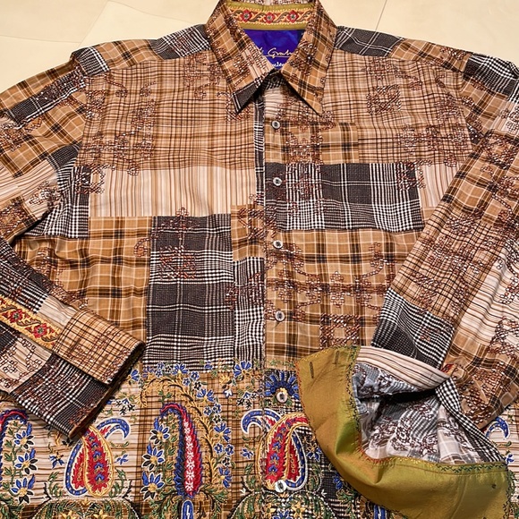 Robert Graham limited edition button down shirt size XL - Picture 1 of 13